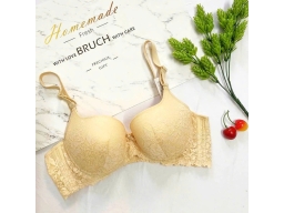 ÁO LOVELY CÀI 3 MỎNG ÉP REN 1210 -  MÀU DA